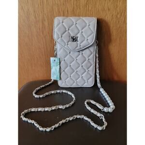 NEW Badgley Mischka Pearled Crossbody Phone Case